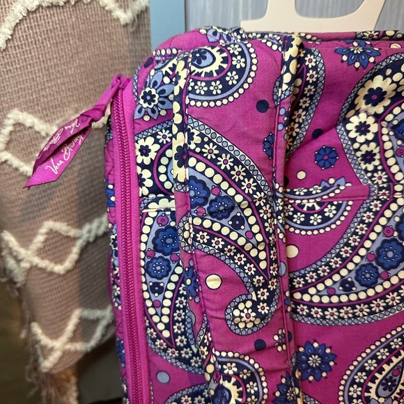 Purple Large Vera Bradley Laptop Backpack - Picture 11 of 11